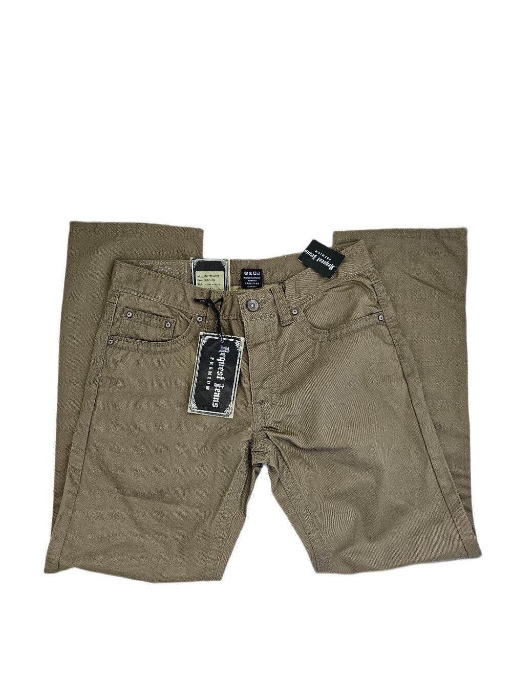 Request Jeans Khaki Coated Jeans Men's 32x30
